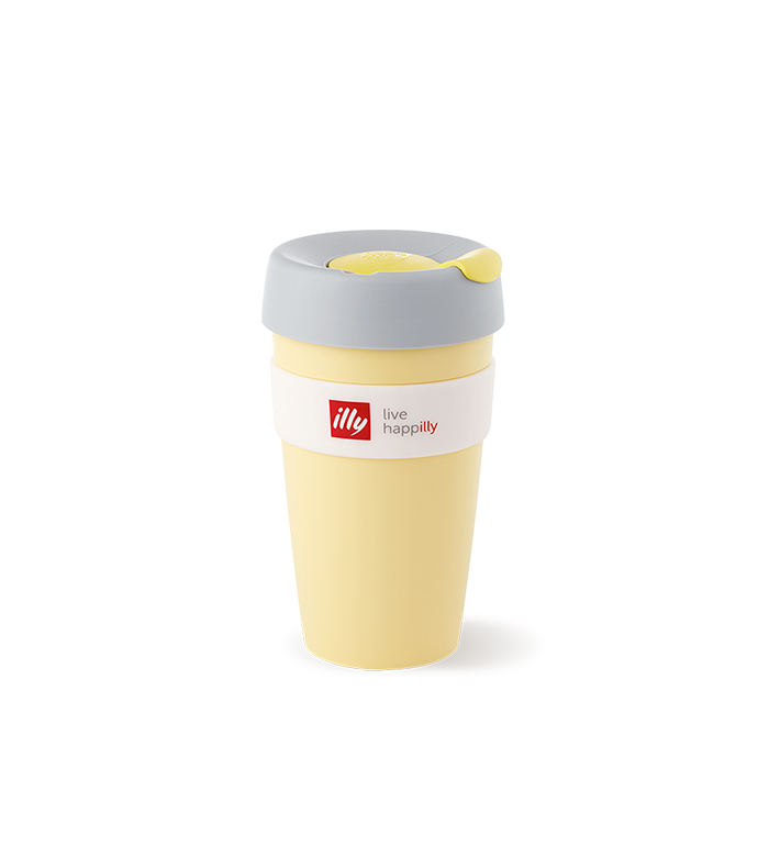 Kaffeebecher Travel Mug Keepcup Live Happilly 450ml Gelb image number 0