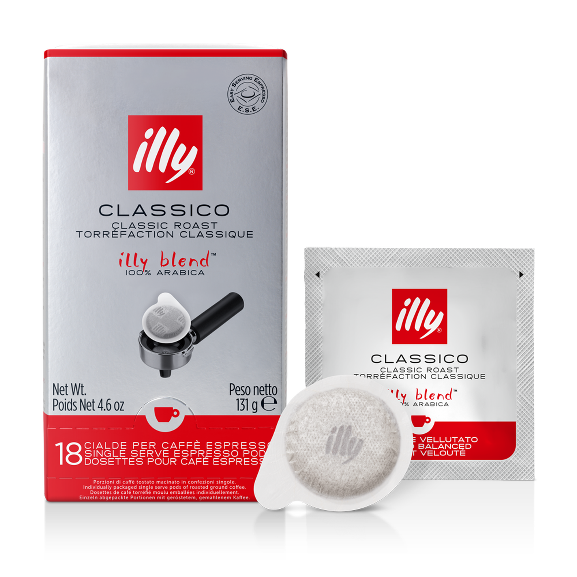 E S E Pods Classico Illy Medium Roast Espresso Illy Shop