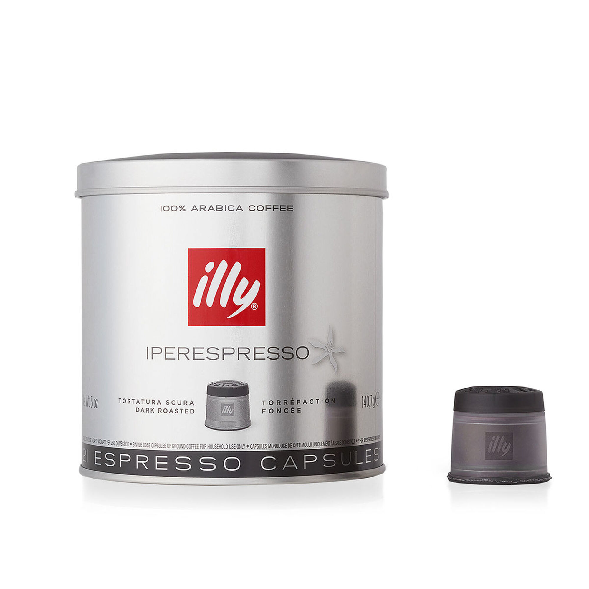 Dark Roast Espresso Capsules iperEspresso illy