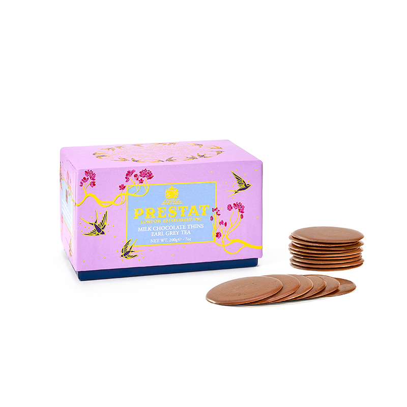 Sfoglie di cioccolato al latte e tè Earl Grey