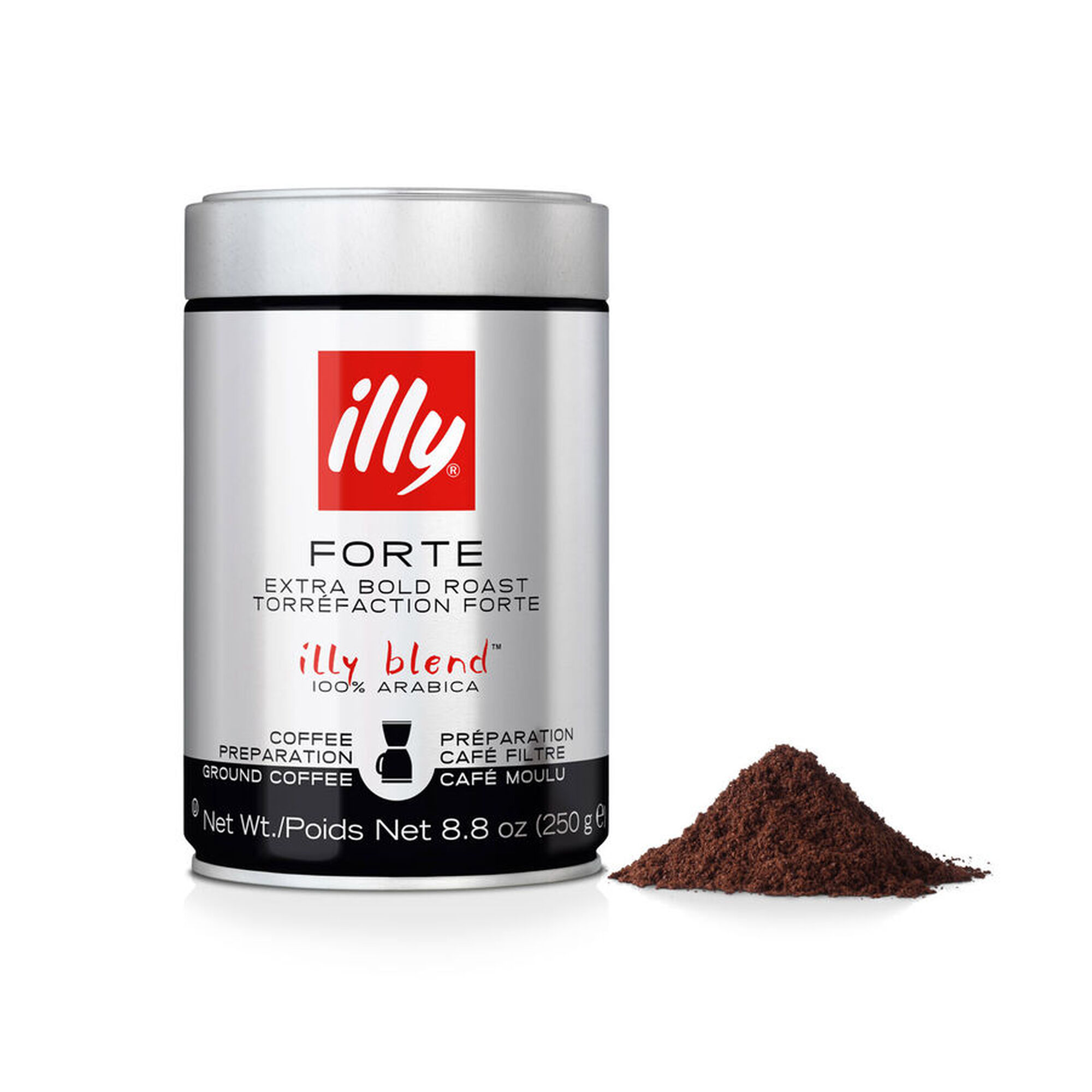 Ground Drip Forte Coffee Extra Bold Roast illy