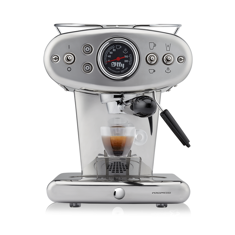 illy X1 iperEspresso Anniversary Machine - Espresso & Coffee - Stainless Steel - Glass Espresso Cup