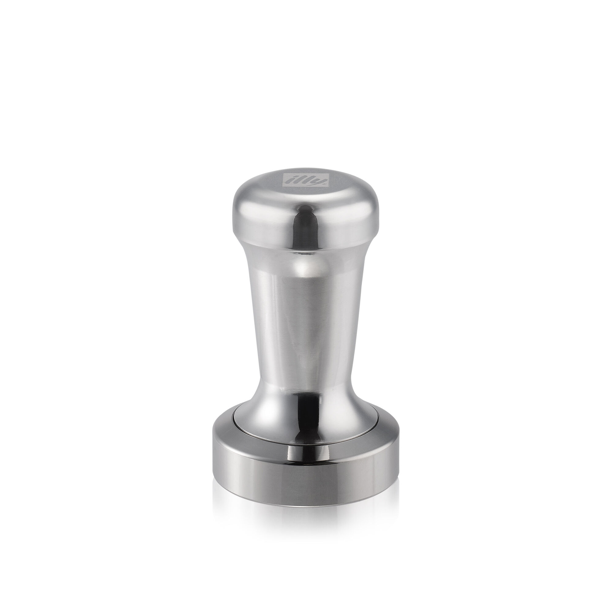 Pressino in acciaio inox illy per macchina X1 Macinato