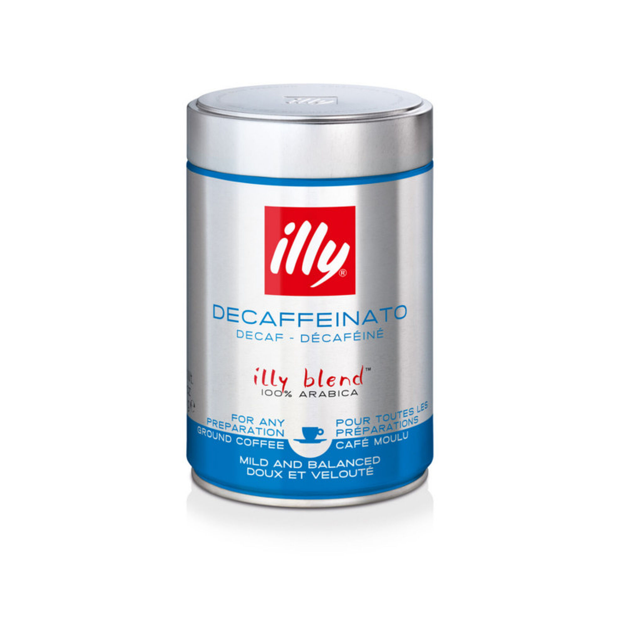 Ground Espresso Classico Decaffeinated Coffee Medium Roast Illy Eshop