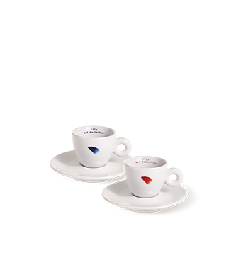 Set of 2 espresso cups - the Lee Ufan illy Art Collection