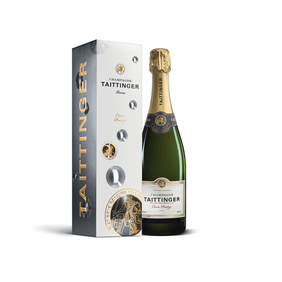 Champagne Tait Brut Prestige Taittinger astucciato in bottiglia da 750ml