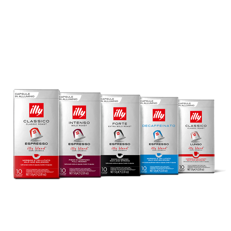 Set di 5 caffè in Capsule Compatibili* illy