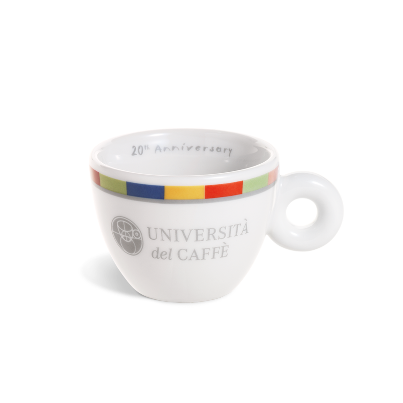 Tazzina da caffè 20° anniversario Università del Caffè