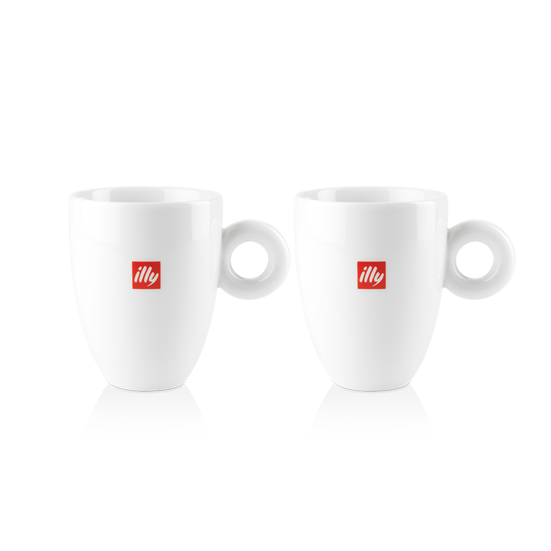 illy Logo Mugs Set of 2