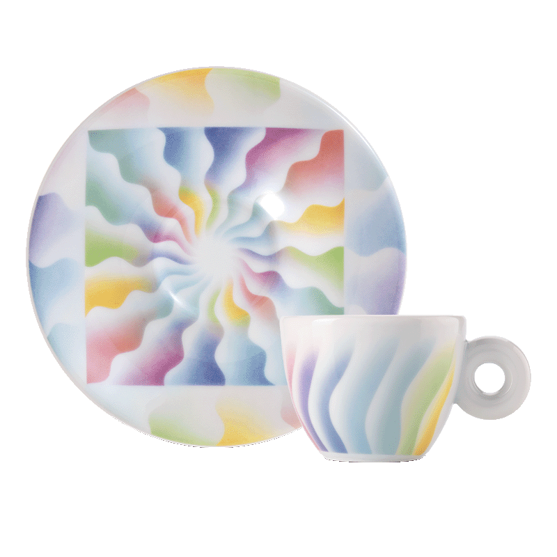 Set van 4 espressokopjes - de Judy Chicago illy Art Collection 