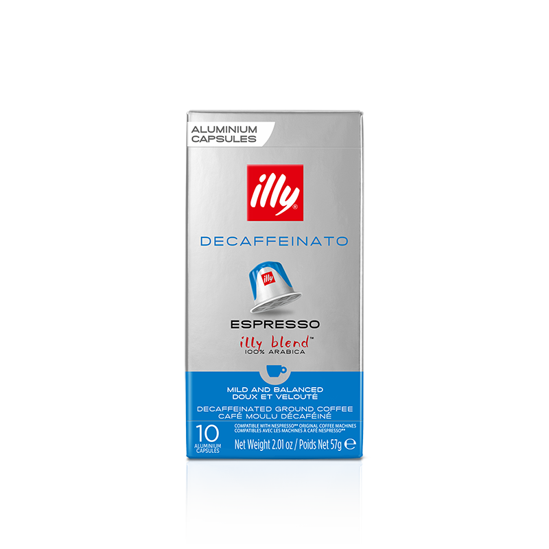 Box 10 capsule illy compatibili nespresso decaffeinato