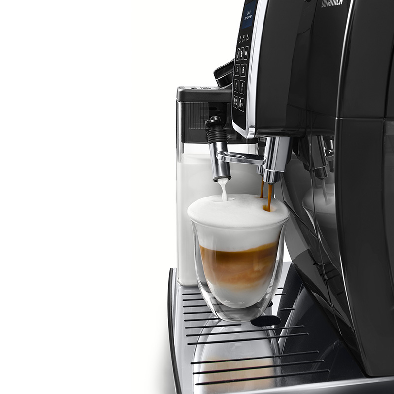 De'Longhi Combinación de cafetera y máquina de café especial de todo en uno  + Máquina de leche ajustable avanzada para Cappuccino \u0026 Latte + Cafetería  de vidrio 10 taza, com532m – Coffe Break