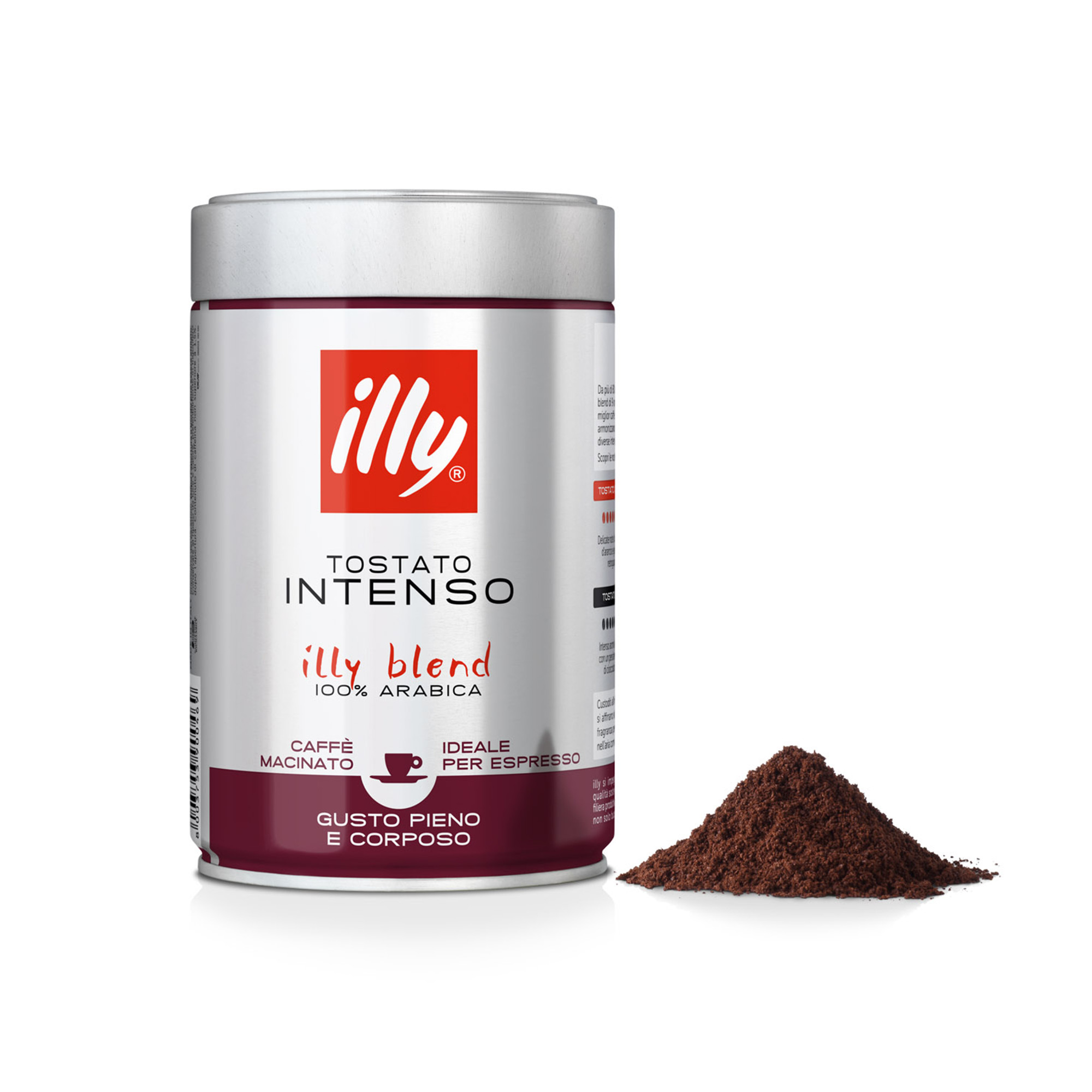 Caffè macinato per Espresso, tostatura scura - 250g - illy shop