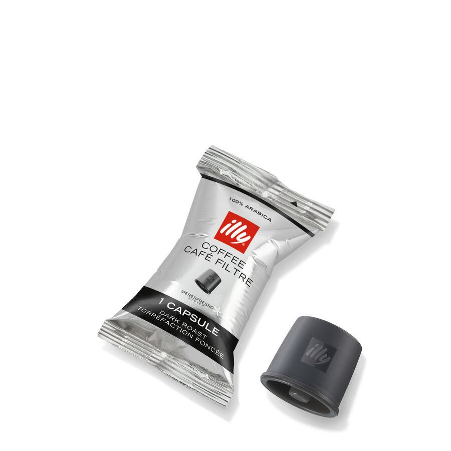 iper Coffee Capsule Singles - Dark Roast - 100 Capsules - illy