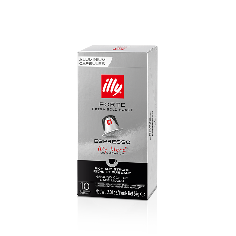 Café en capsules compatibles* FORTE