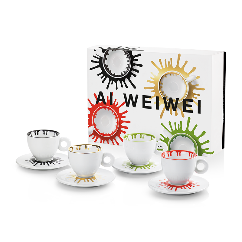 Ai Weiwei Cappuccino Cups - Set of 4 Cups