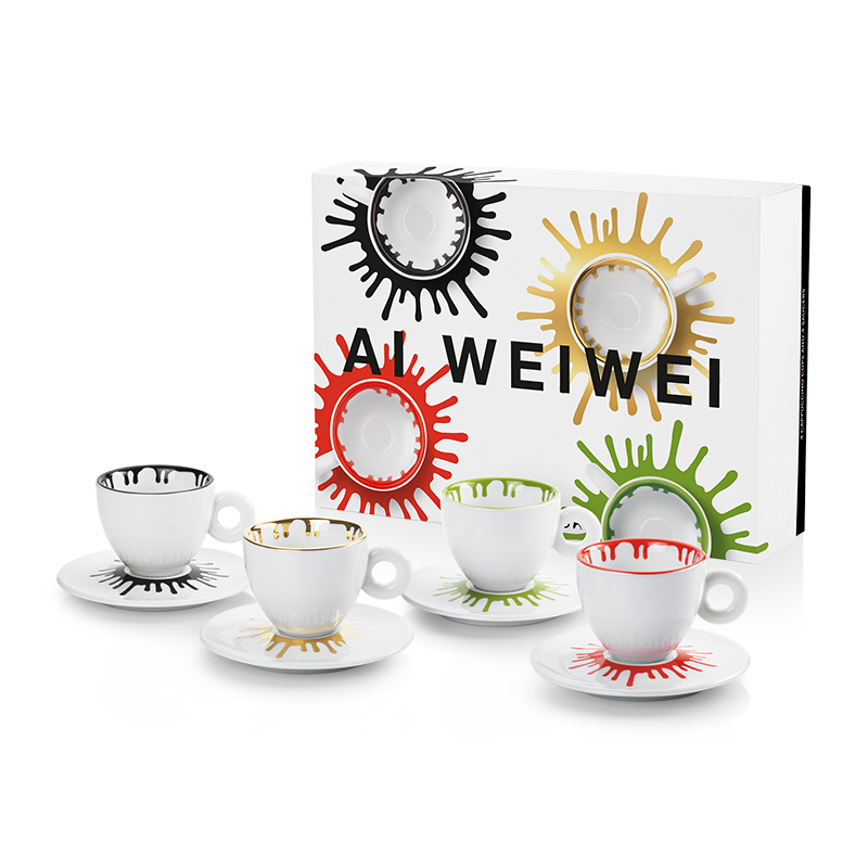 Ai Weiwei Cappuccino Cups - Set of 4 Cups