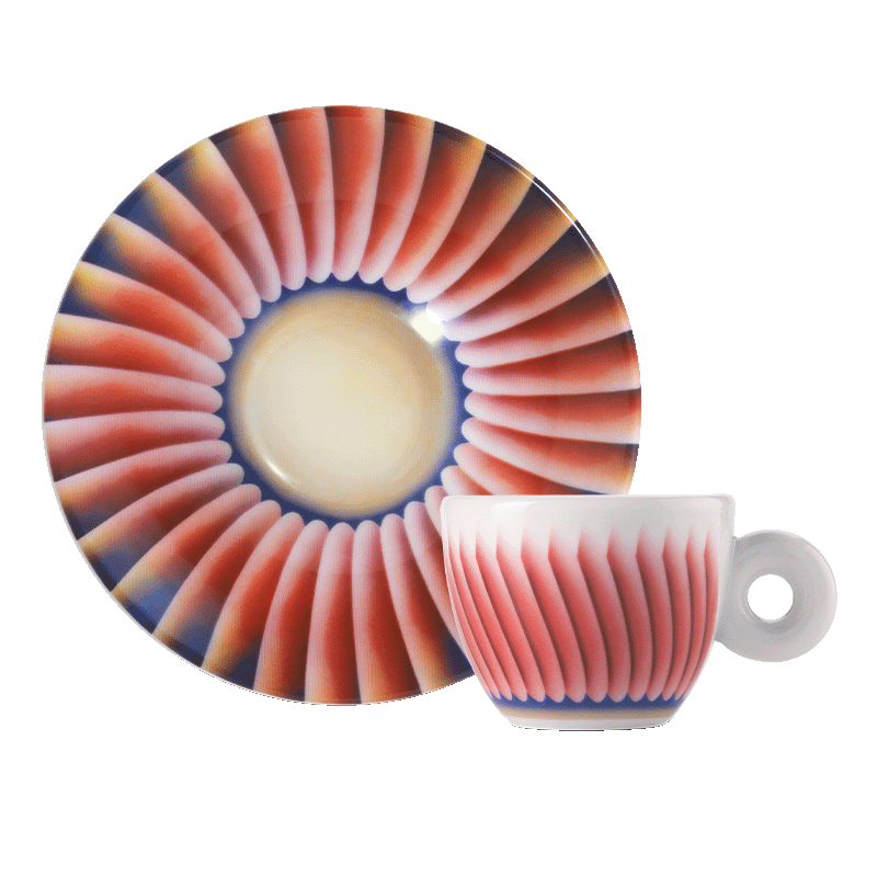Set van 2 espressokopjes - Judy Chicago illy Art Collection
