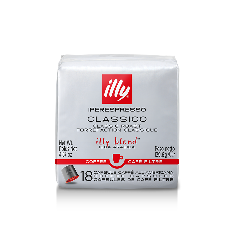 CLASSICO - Iperespresso filter koffiecapsules met gebrande koffie - 18 capsules
