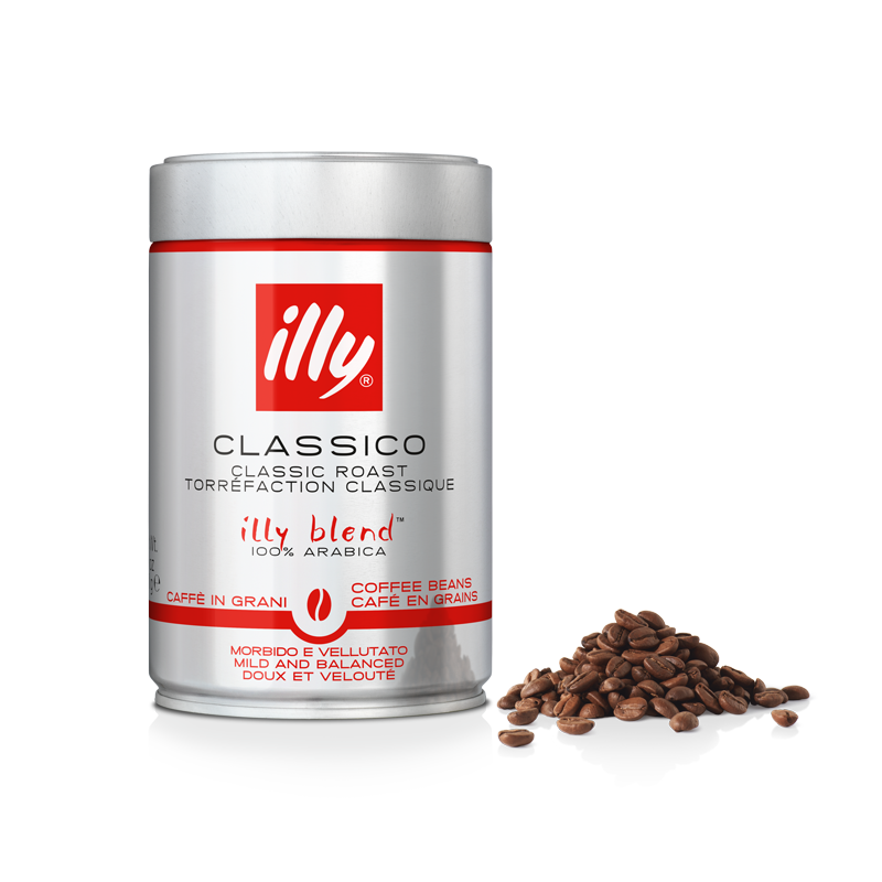 Illy Café moulu pour espresso Torréfié CLASSICO, 6 boîtes de 250 g