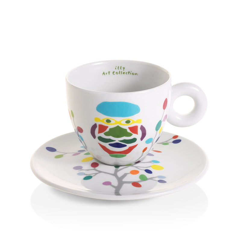 Set aus 6 Cappuccinotassen - illy Art Collection Pascale Marthine Tayou
