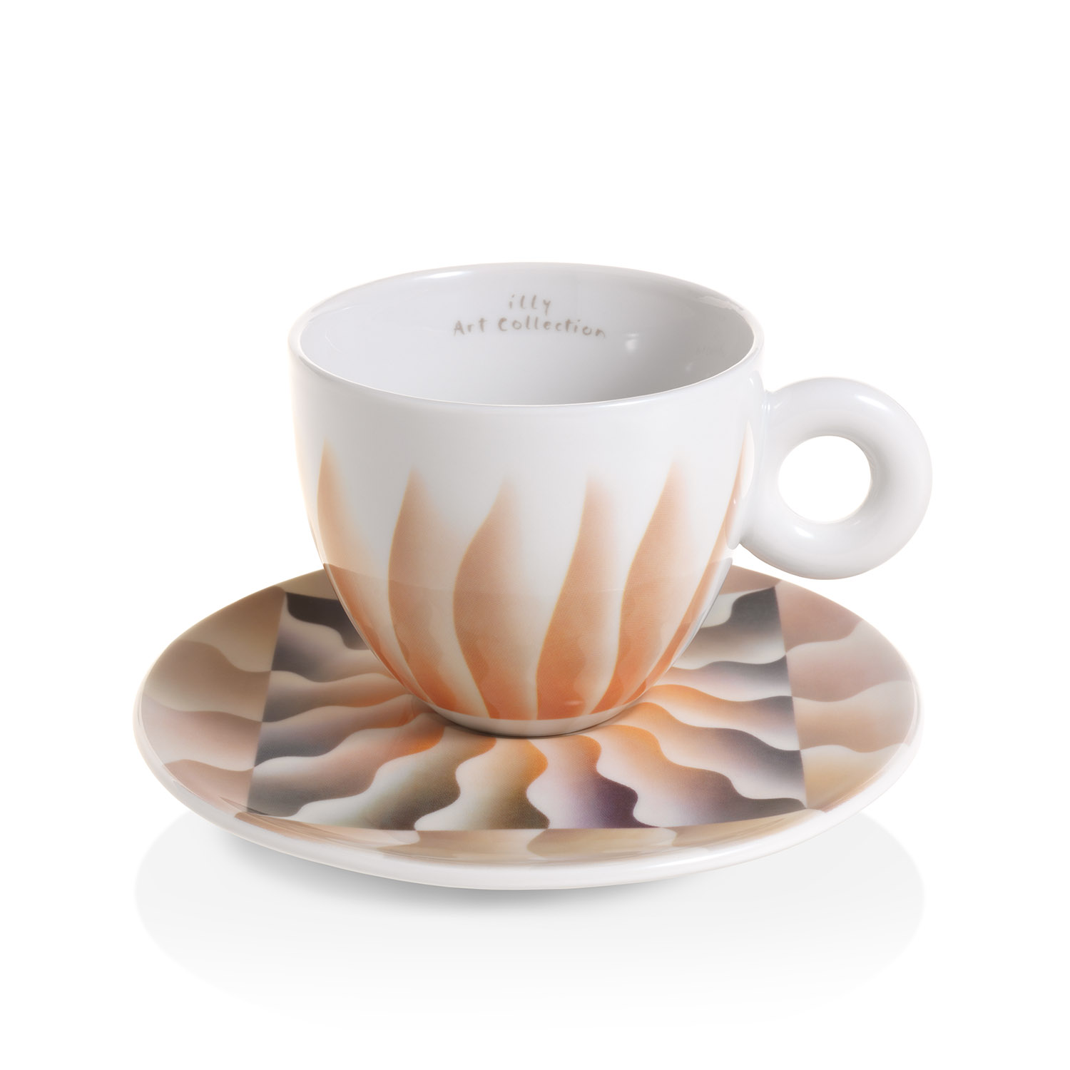 Set of 4 Cappuccino Cups - the Judy Chicago illy Art Collection