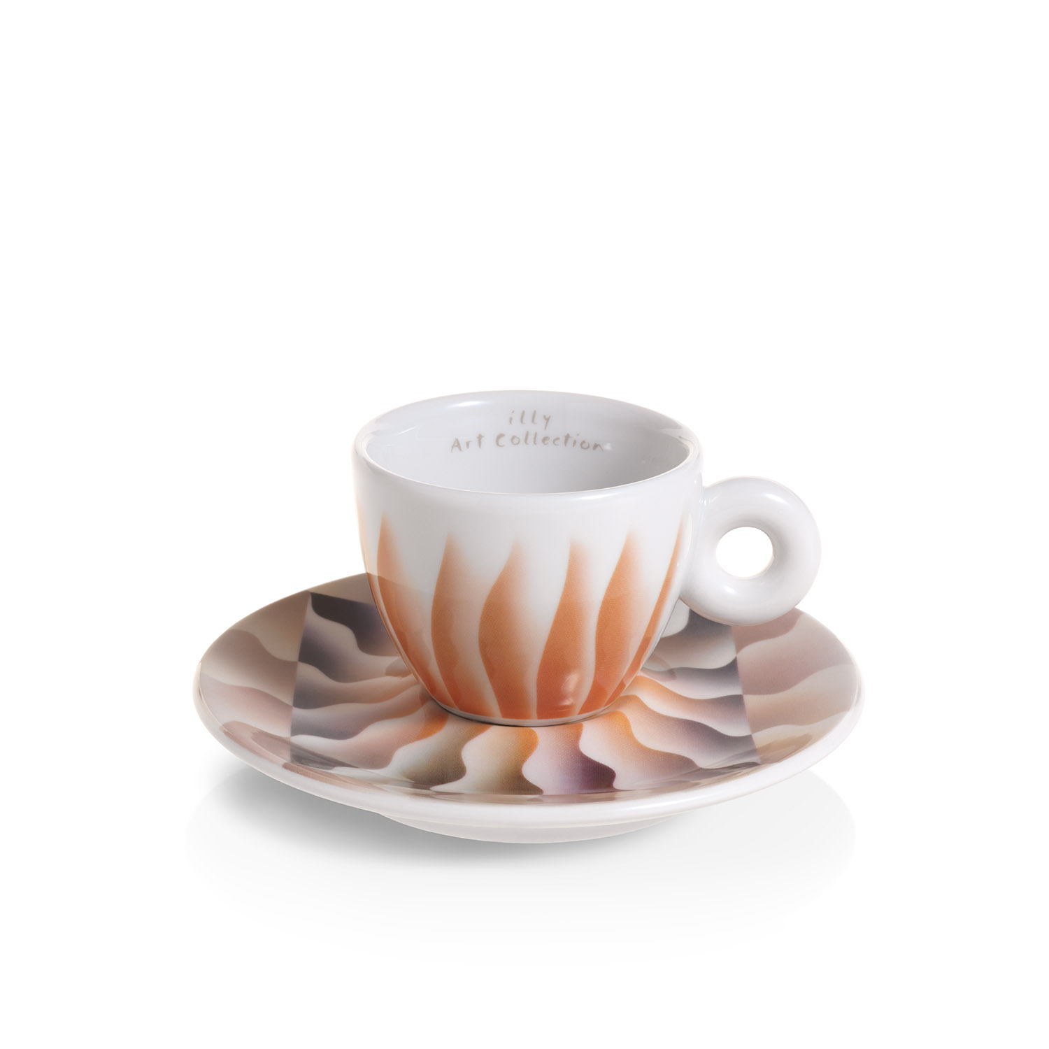 Set de 4 tazas de café espresso: illy Art Collection de Judy Chicago