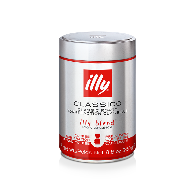 Ground Drip Coffee - Classico Medium Roast - 8.8oz Can - illy