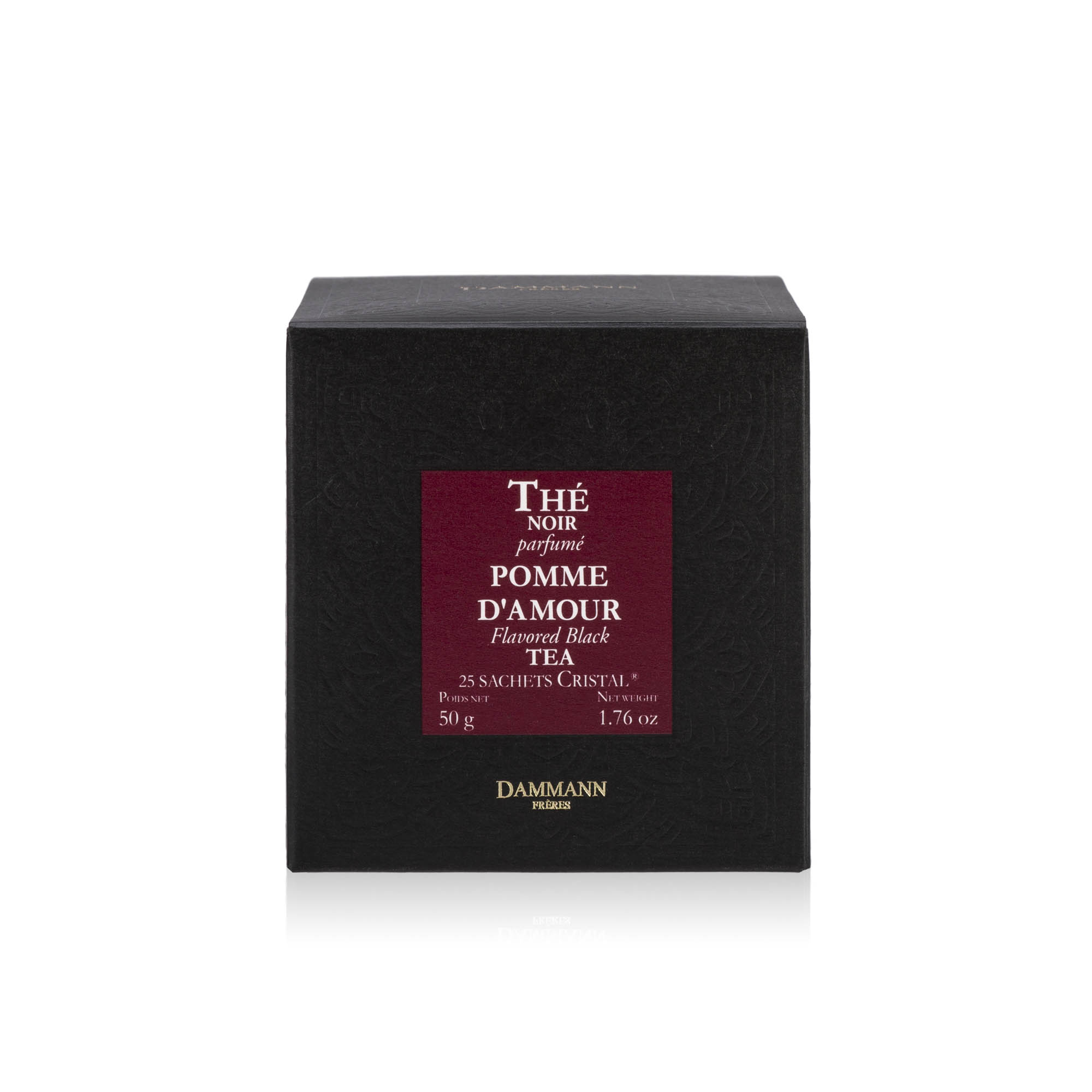 Tee Dammann Pomme D'Amour Schwarzer Tee 25 Teebeutel