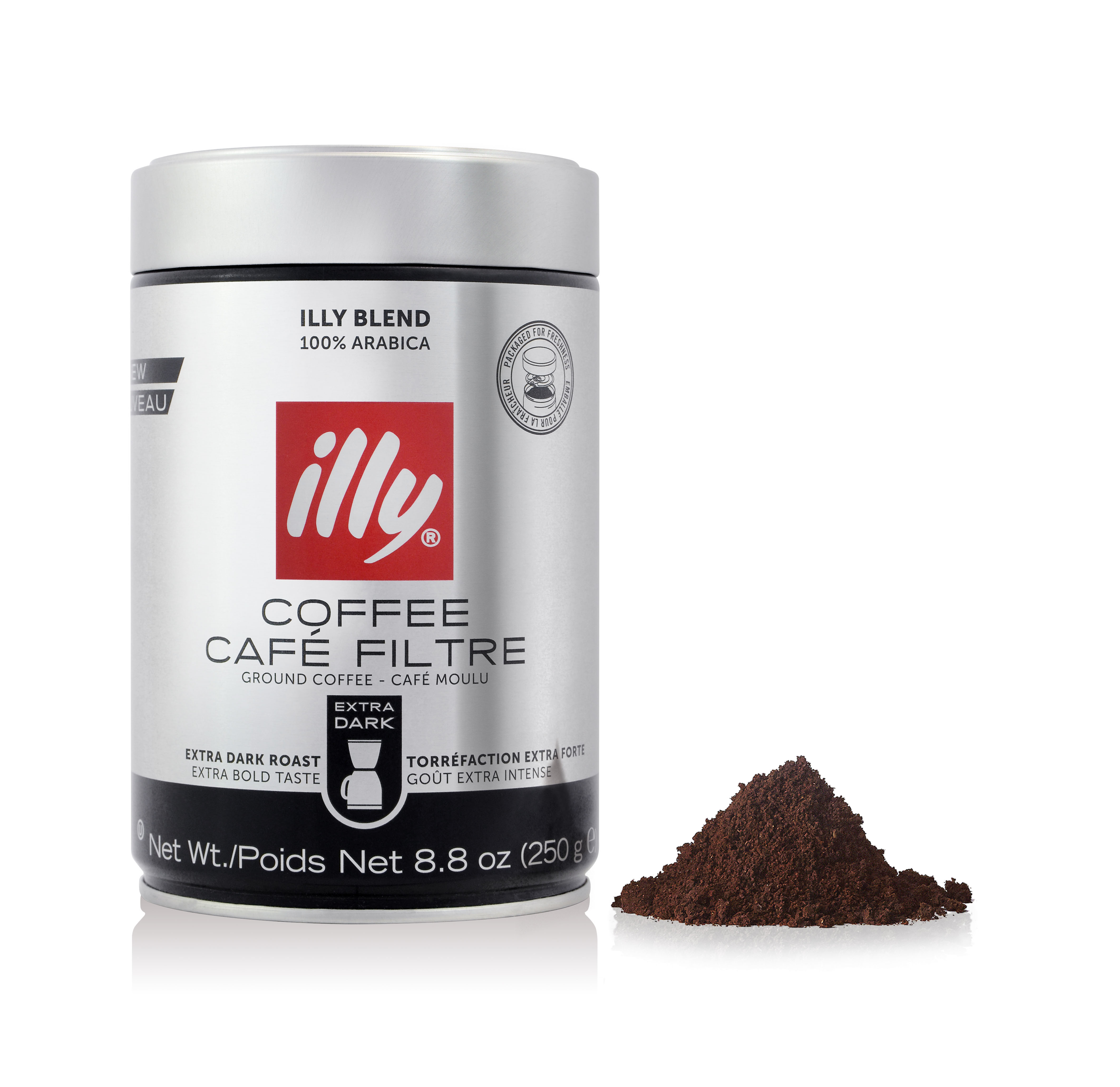 illy Ground Drip Extra Dark Roast Coffee
