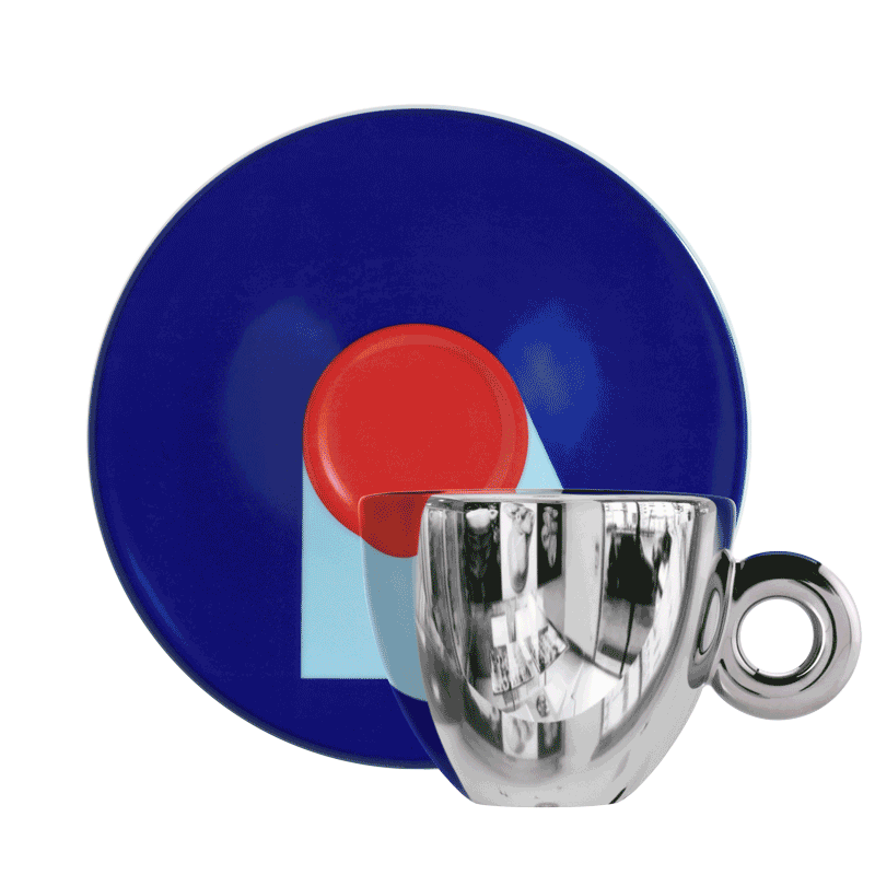 illy Art Collection Stefan Sagmeister - Set da 4 tazze da cappuccino