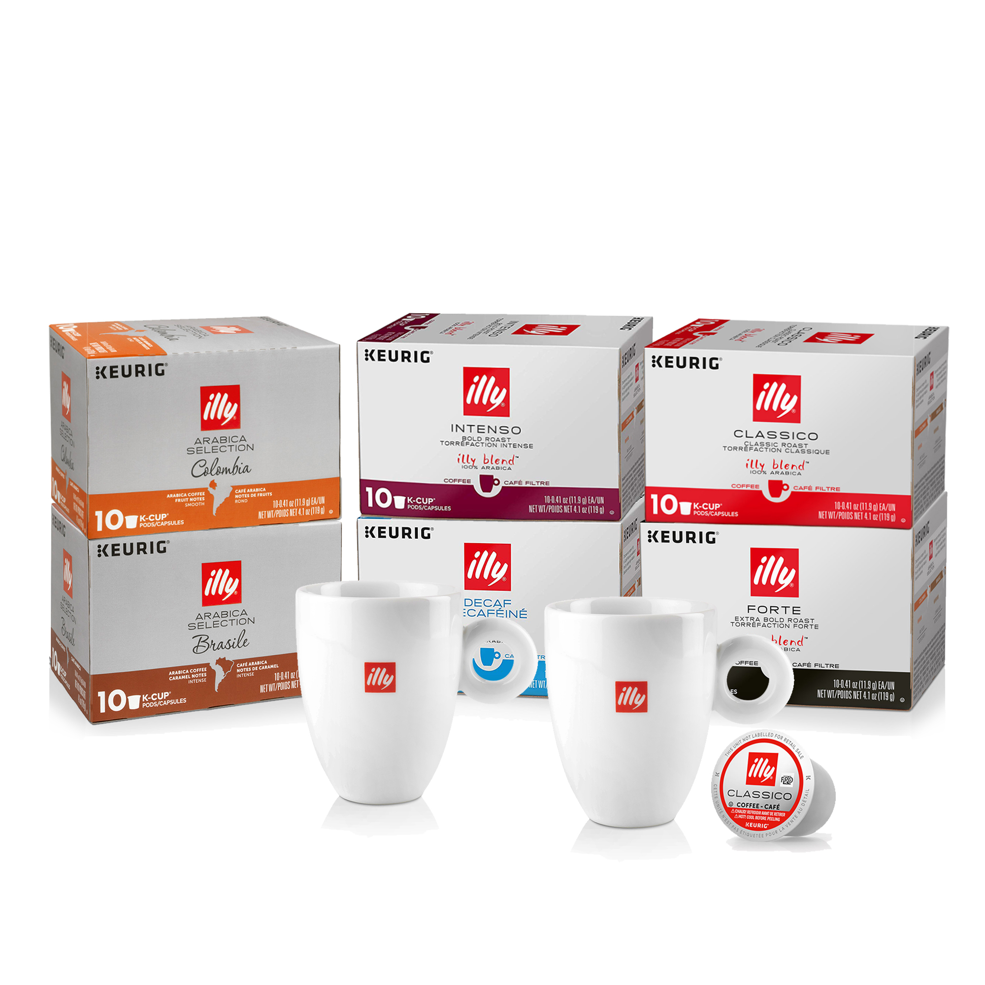 illy Logo Mugs Set of 2 - illy Shop