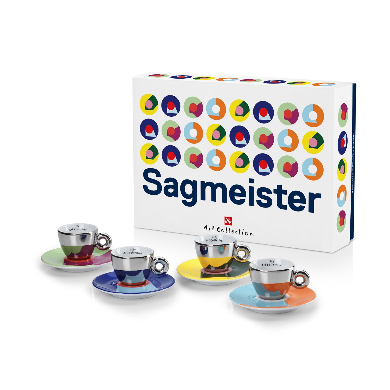 Sagmeister Espresso Cups - Set of 4 coffee Cups