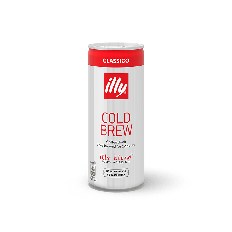 Cold Brew Classico – illy Iced Coffee cans – 12x250ml