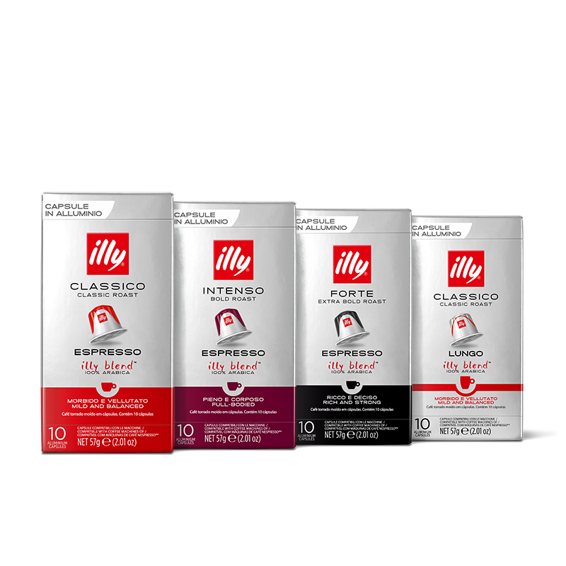Set di 4 caffè in Capsule Compatibili* illy