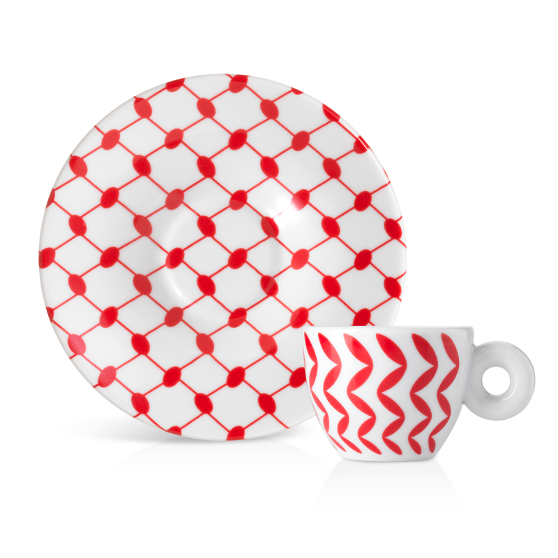 Tasses à espresso signées Mona Hatoum - Coffret 2 tasses