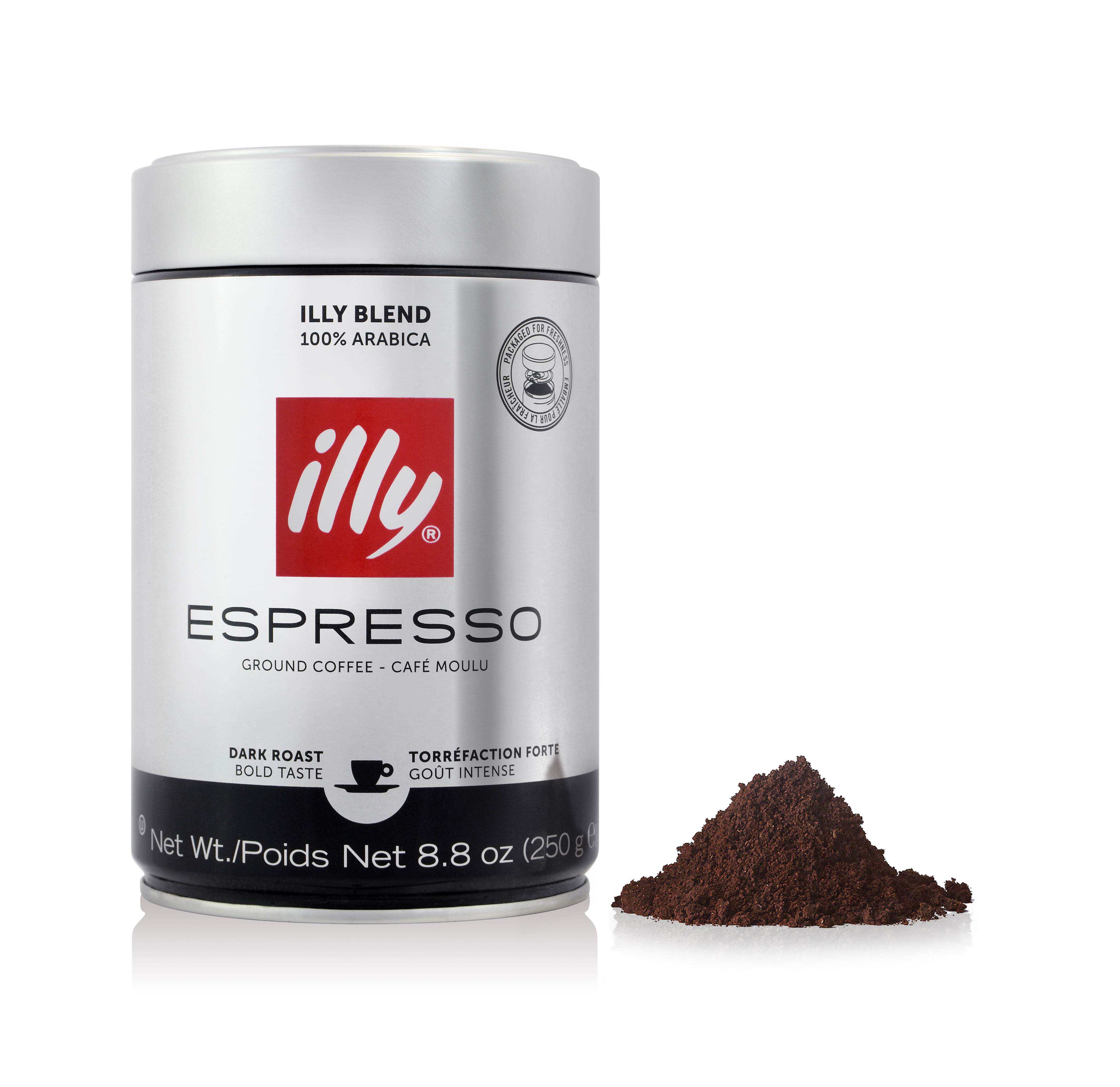 illy Ground Espresso Dark Roast Coffee
