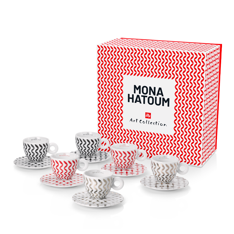Mona Hatoum Cappuccino kopjes - Set van 6 kopjes