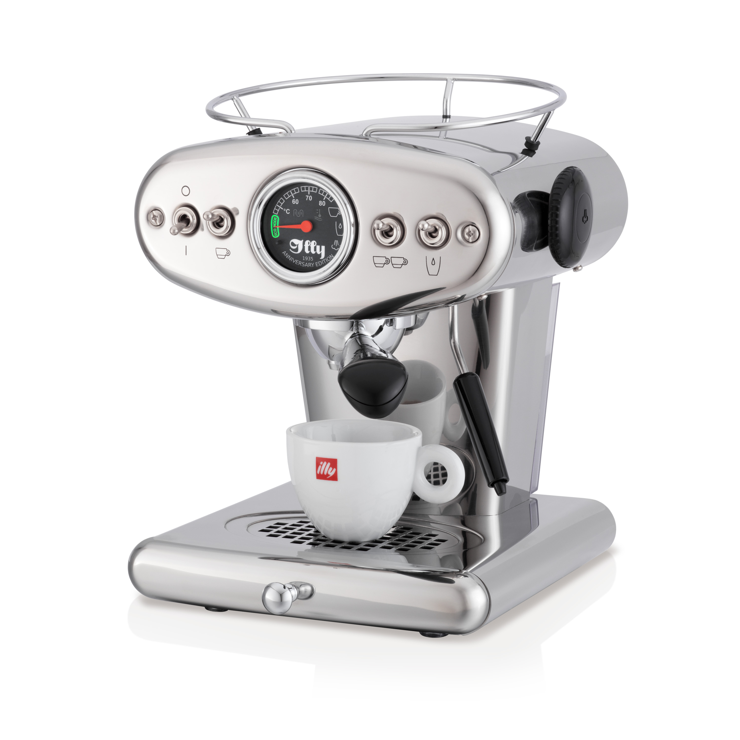 Illy X1 Anniversary E.S.E & Ground Espresso Machine - Grey