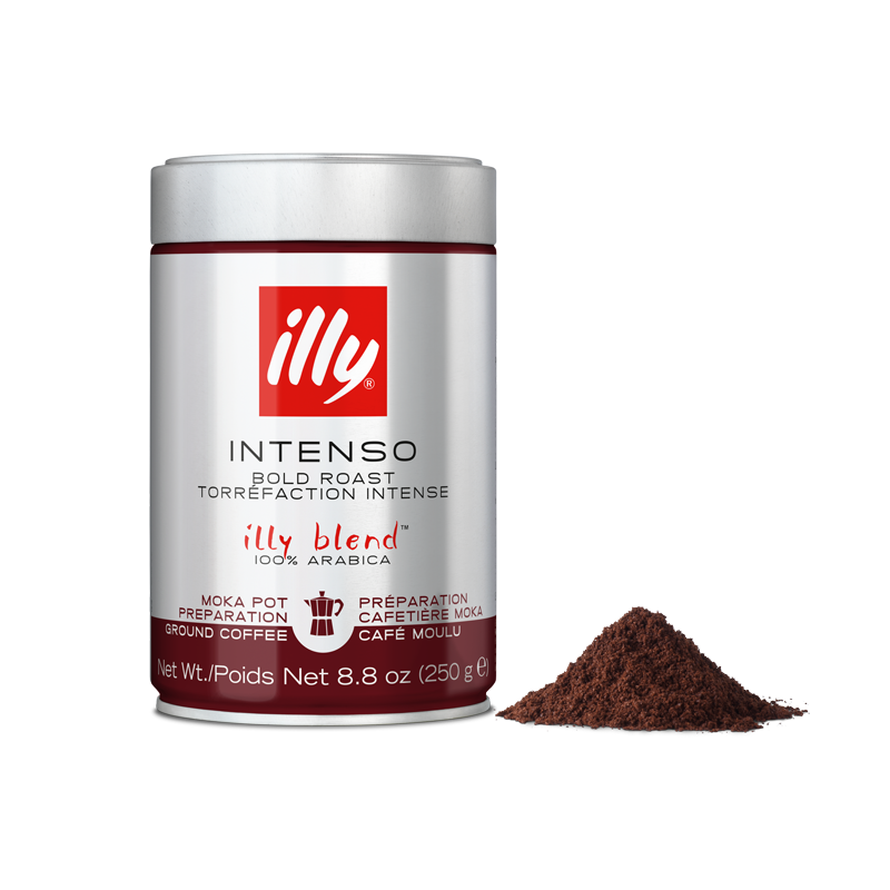 Ground Moka Intenso Coffee - Dark Roast