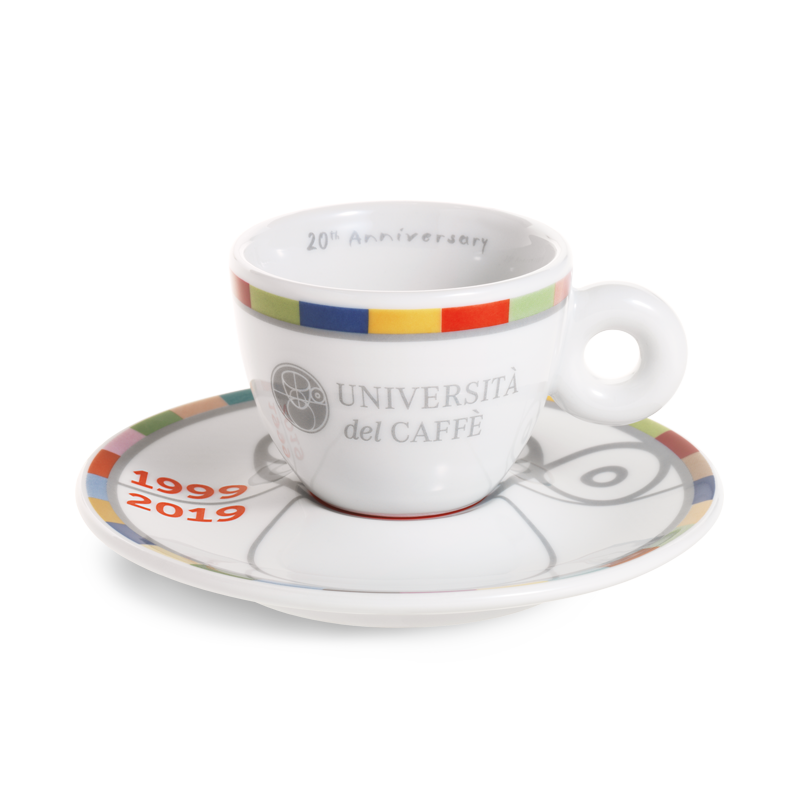 Tazzina da caffè 20° anniversario Università del Caffè