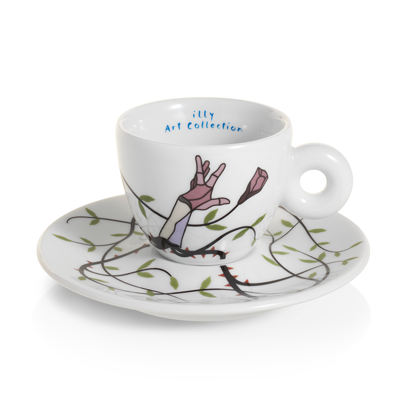 Set met 6 espressokopjes - illy Art Collection voor de Biënnale 2022