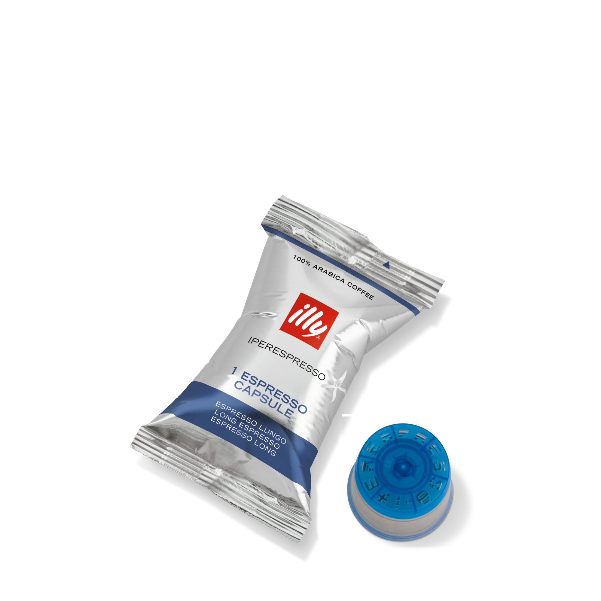 illy iperEspresso Capsule Singles Lungo - 100 Individually Wrapped Capsules