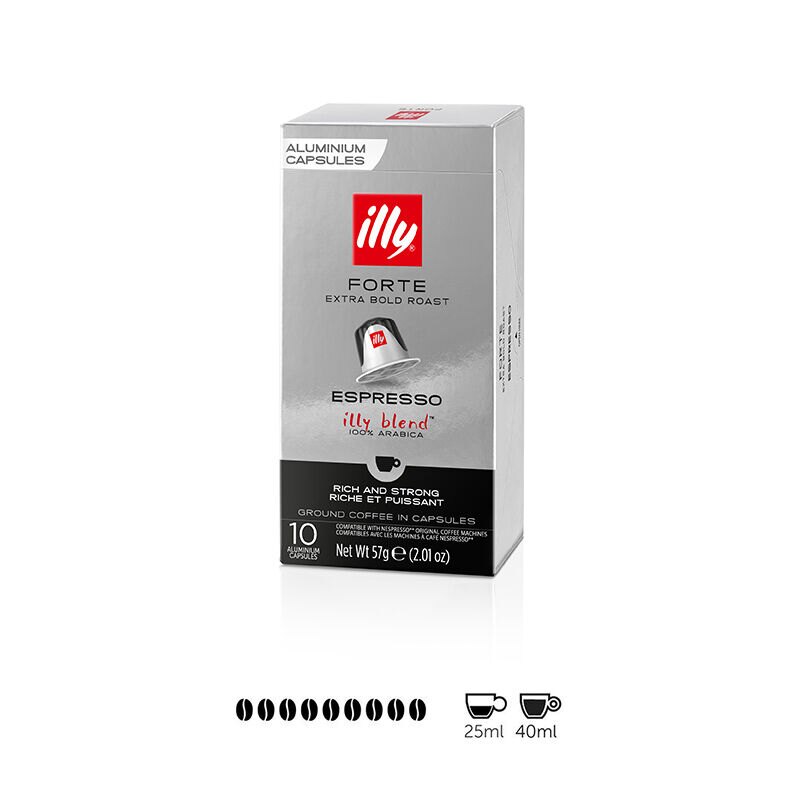 Espresso Compatible* Capsules - Forte Roast - illy eShop