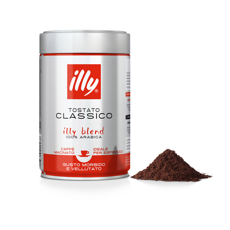 Caffè Macinato Espresso Tostato Classico barattoli da 250g