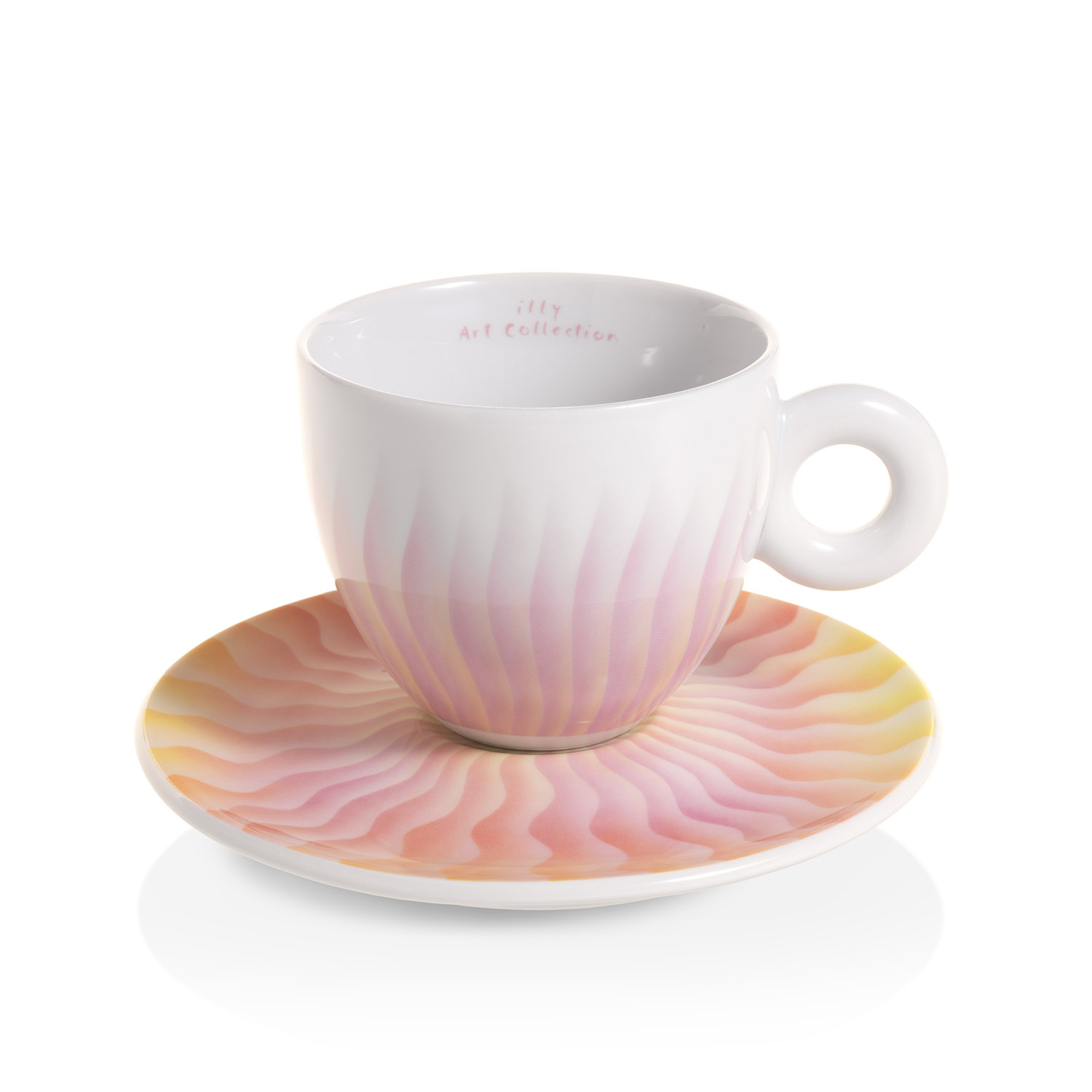 Set of 4 Cappuccino Cups - the Judy Chicago illy Art Collection
