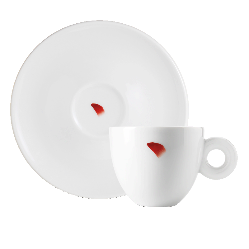 Ensemble de 2 tasses à cappuccino - illy Art Collection Lee Ufan