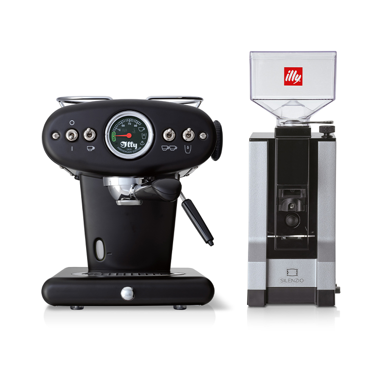 Vermelding hoofdonderwijzer voor Koffiemachine voor gemalen en E.S.E pads met bonenmaler | illy