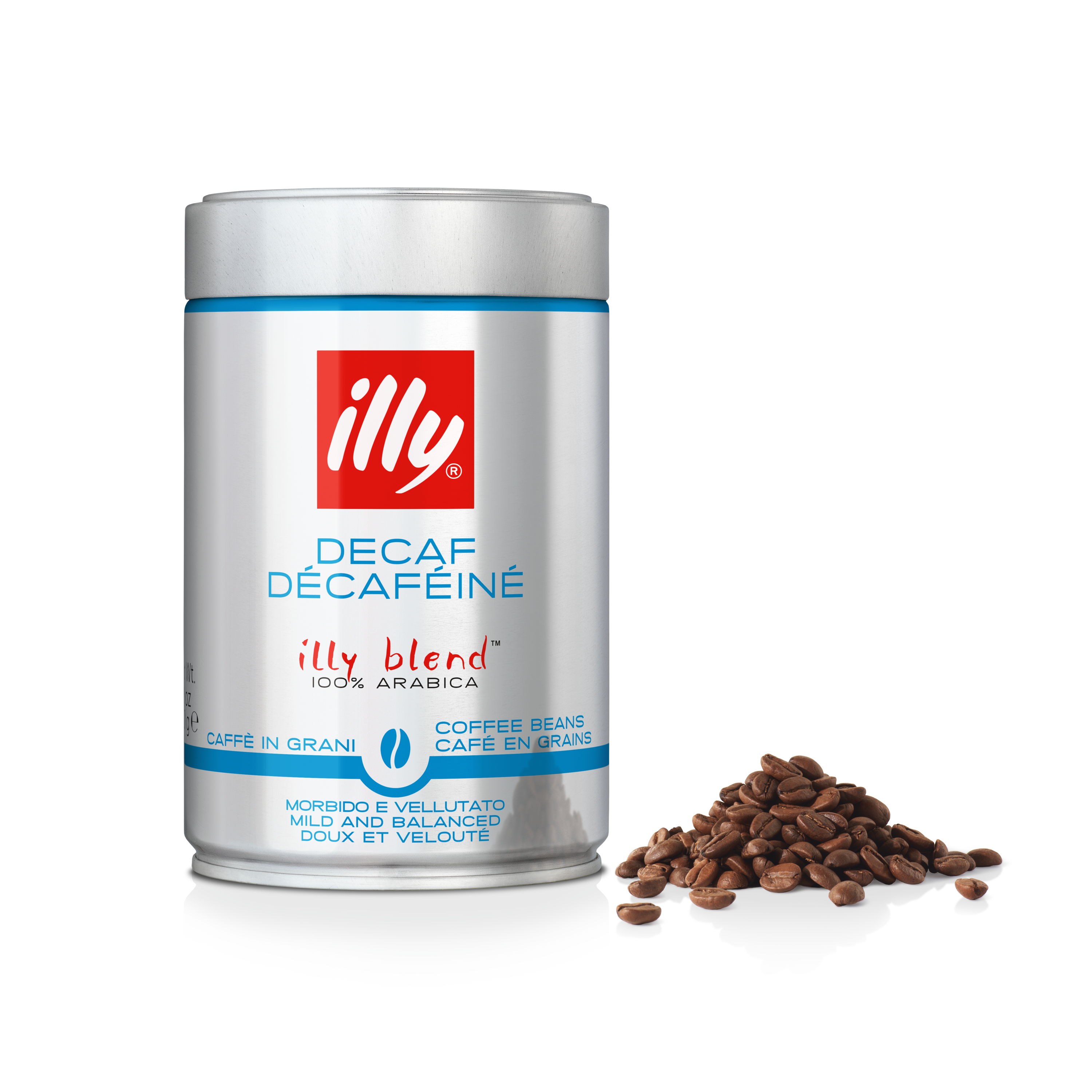 Whole Bean Decaffeinated Coffee 12x250g