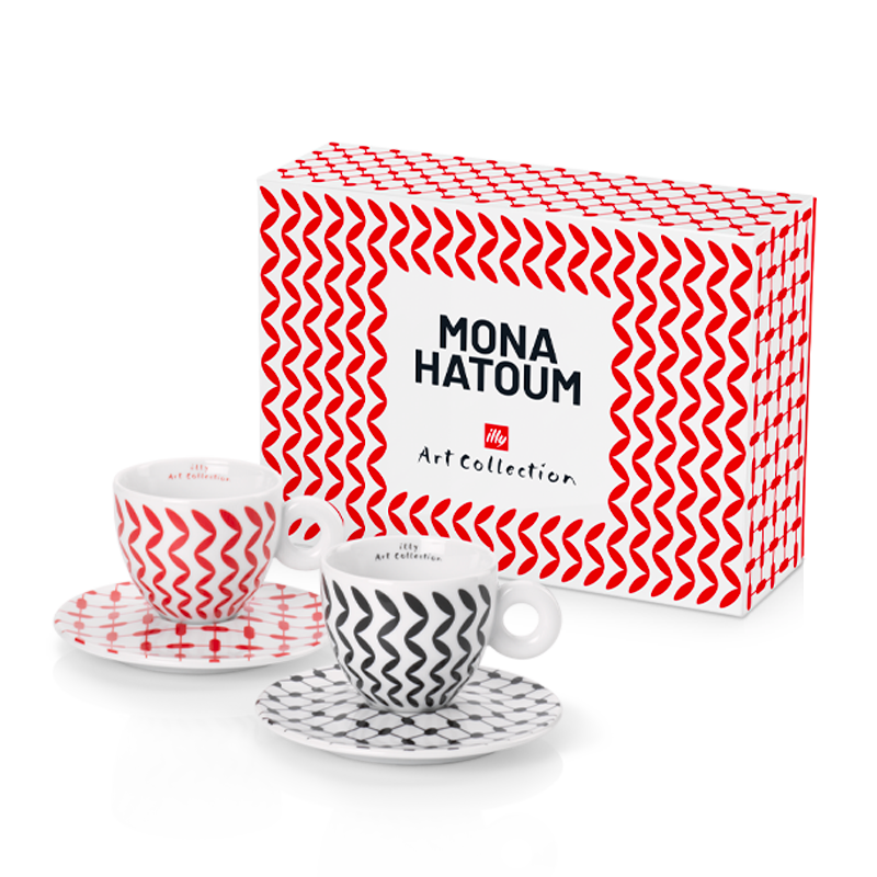 Set 2 tazze da cappuccino - illy Art Collection Mona Hatoum
